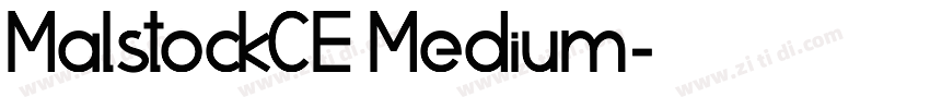 MalstockCE Medium字体转换